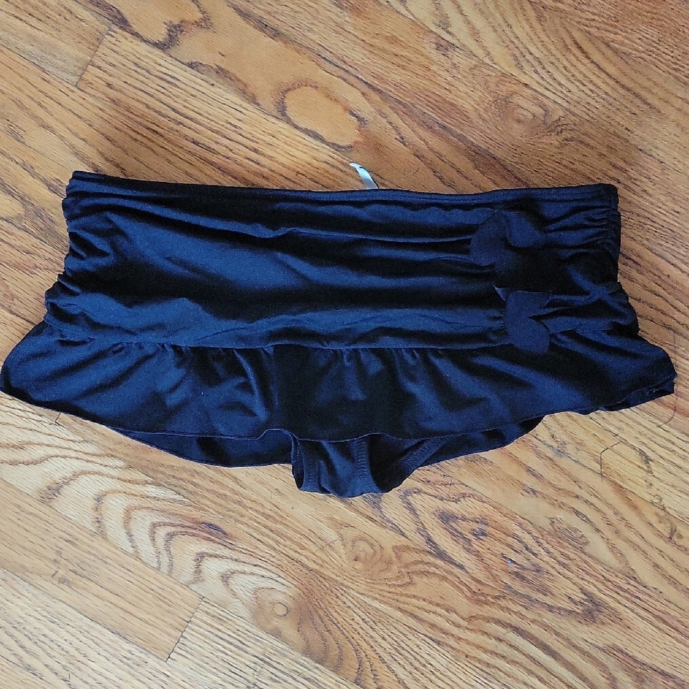 Kennith Cole Swim Skirt with Ruffle Waist